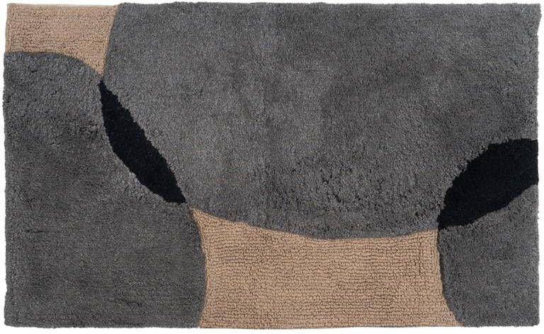 Veer Carpets Badmat Bink Grey 50 x 80 cm