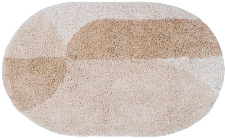 Veer Carpets Badmat Bowie Creme Ovaal 60 x 100 cm