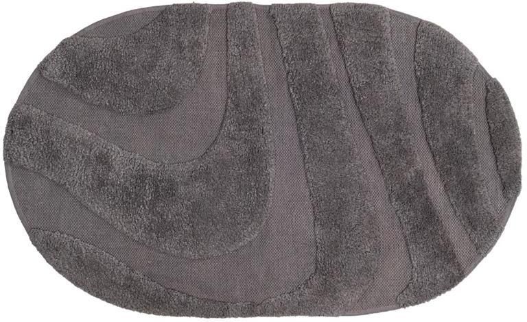 Veer Carpets Badmat Beau Grey Ovaal 50 x 80 cm