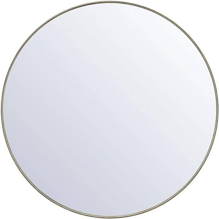 Vtw Living Spiegel Rond 120 cm Wandspiegel Goud Rand 120 cm