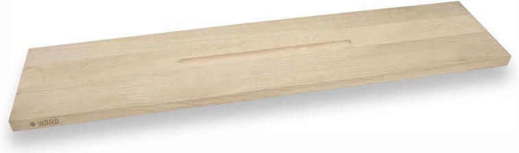 WOODBROTHERS Badplank eiken naturel recht 75 x 20 cm 25 mm