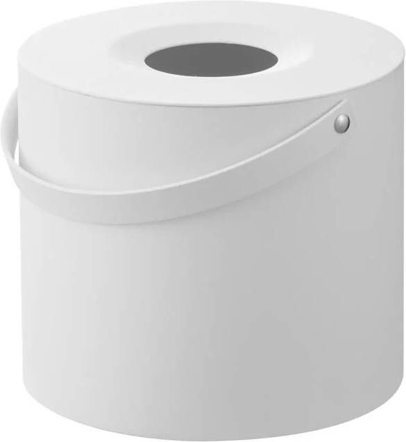 Yamazaki Tissuebox Rond met Handvat Tower Wit