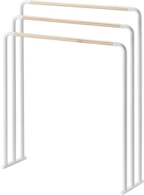 Yamazaki Bath Towel Hanger Plain white