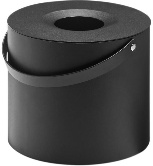 Yamazaki Tissuebox Rond met Handvat Tower Zwart