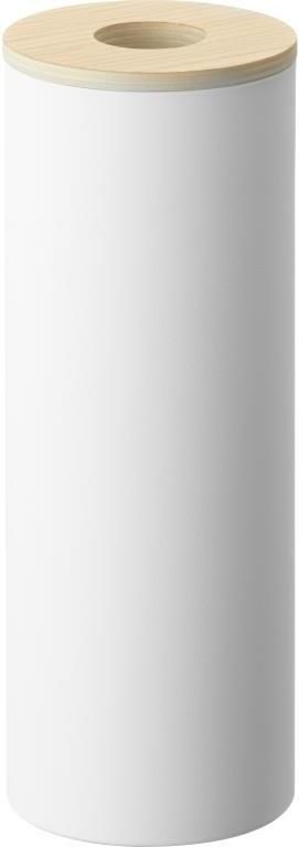Yamazaki Tissuebox Rond Rin Wit
