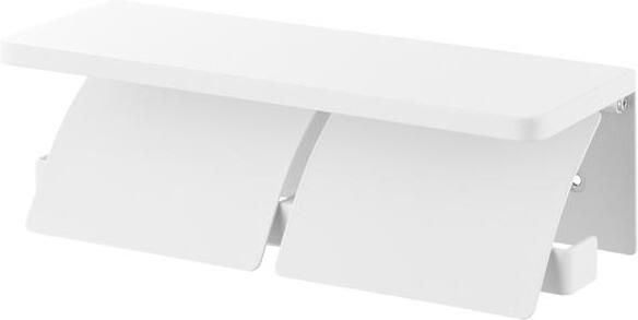 Yamazaki Tower Toiletrolhouder dubbel wandmontage Wit