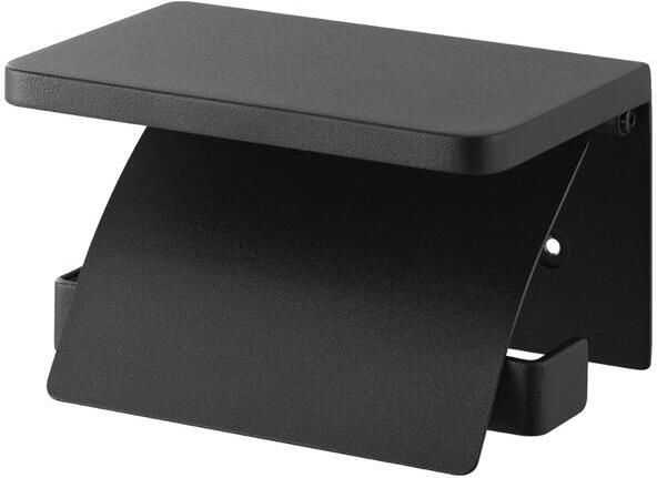 Yamazaki Tower Toiletrolhouder wandmontage Zwart