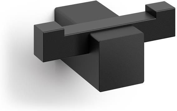 ZACK Carvo Dubbele Handdoekhaak 6 5x4 5x2 6 cm Zwart