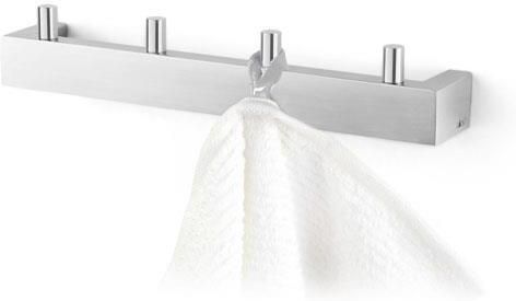 Zack Linea Kapstokje 5.5X27.5X8cm Mat Gesatineerd RVS 40389 - Foto 2