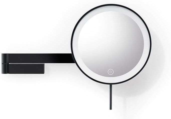 Zack Linea Led Make Up Spiegel Wand | Zwart | Staal