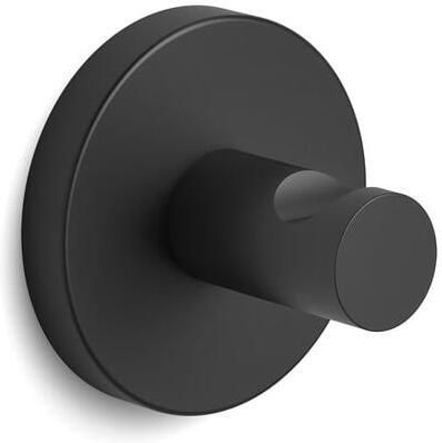 ZACK Tweedekans Scala handdoekhaak Ø6x4 8cm zwart 05691