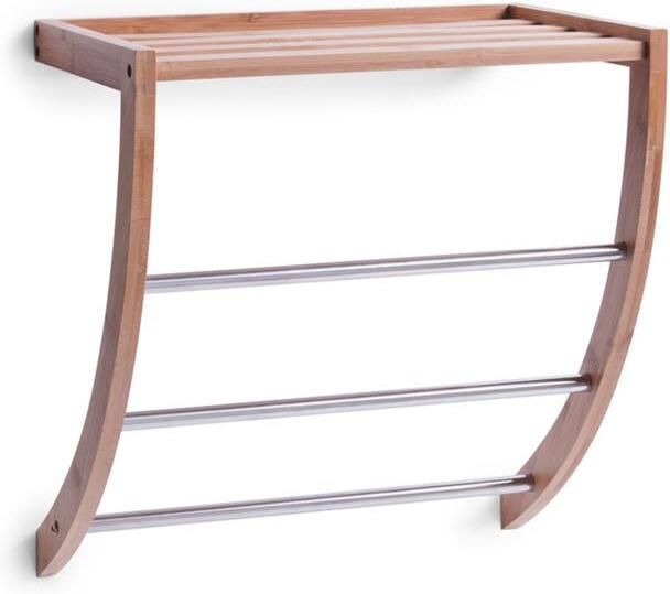 Zeller handdoeken ophangrek wandbevestiging 38 x 24 x 40 cm Handdoekrekken