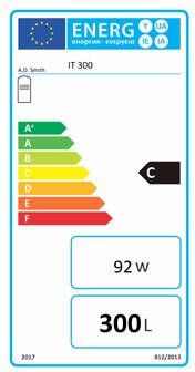 A.O. Smith IT indirect gestookte boiler 300 Liter 47 kW IT 300 IT300NB