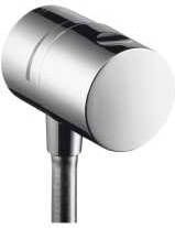 Axor Hansgrohe Fixit Uno muuraansluitbocht 1 2 met stopkraan chroom 38882000 - Foto 1