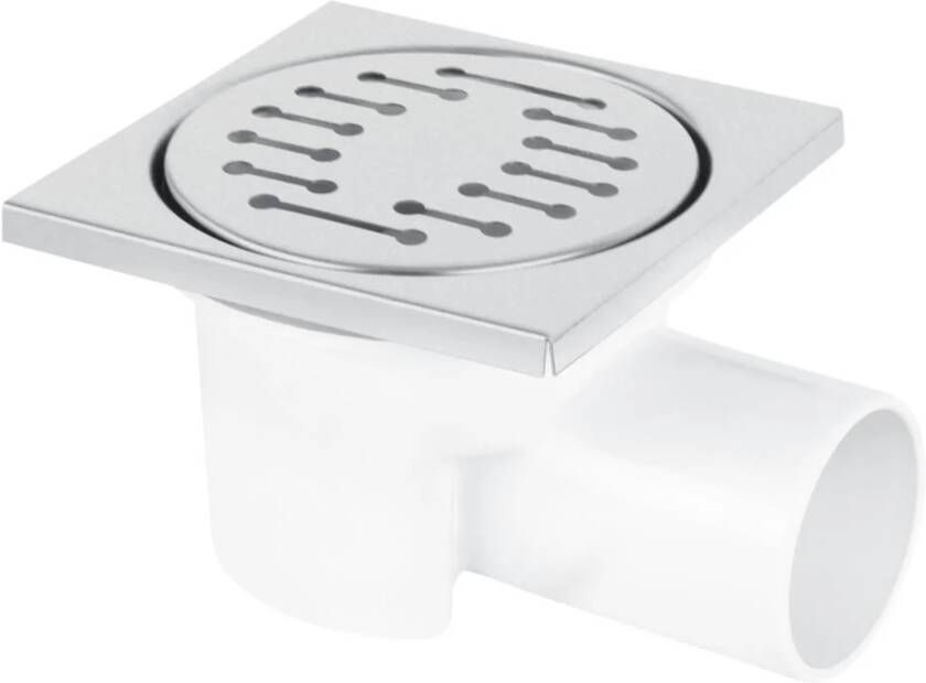 Differnz Basic Doucheput zijuitlaat mat 10 x 10 cm 33.010.77