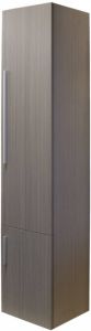 Differnz Style hoge kast met rechtsdraaiende deur 165 x 35 x 30 cm grijs eiken