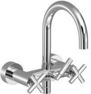 Dornbracht Tara badkraan m. omstel m. koppelingen z. garnituur platina 2510089208