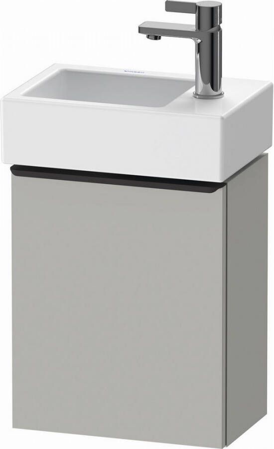 DURAVIT D-Neo wastafelonderbouw hangend 36 4x22 2x44cm deuraanslag links Concrete Grey Matt decor