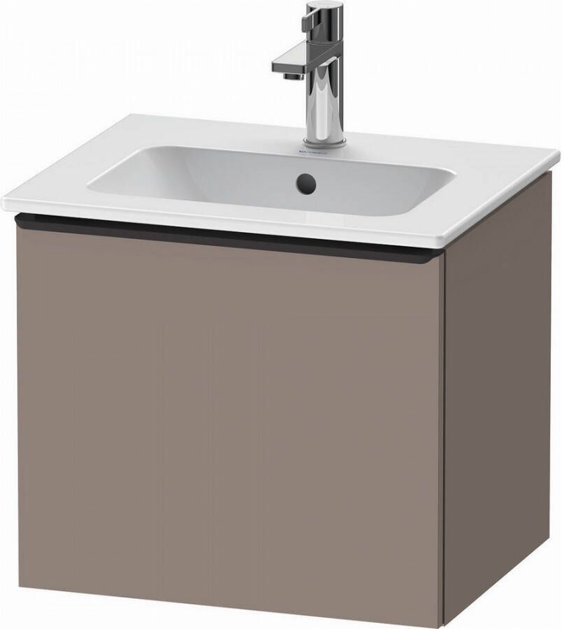 Duravit D-Neo wastafelonderkast 51x44x40.2cm 1 lade Basalt Mat de426004343