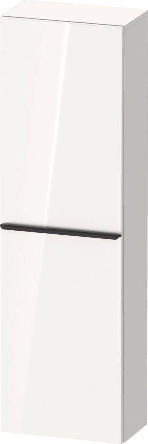 Duravit D-Neo halfhoge kast 40x24x132cm Rechtsdraaiend wit Hoogglans de1318r2222