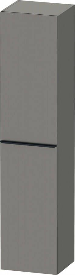 Duravit D-Neo hoge kast 40x36x176cm Rechtsdraaiend Basalt Mat de1328r4343