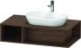 Duravit D-Neo wastafelonderbouwkast met open vak links 100 x 55 x 26 cm noten donker mat - Thumbnail 3