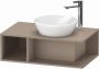 Duravit D-Neo wastafelonderbouwkast met open vak links 80 x 26 x 48 cm linnen mat - Thumbnail 3