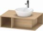 Duravit D-Neo wastafelonderbouwkast met open vak links 80 x 55 x 26 cm natuur eiken mat - Thumbnail 3