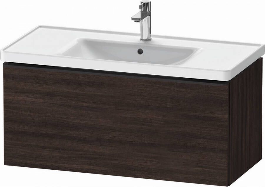 Duravit D Neo wastafelonderkast met lade 98 4 x 45 2 x 44 cm kastanje donker mat