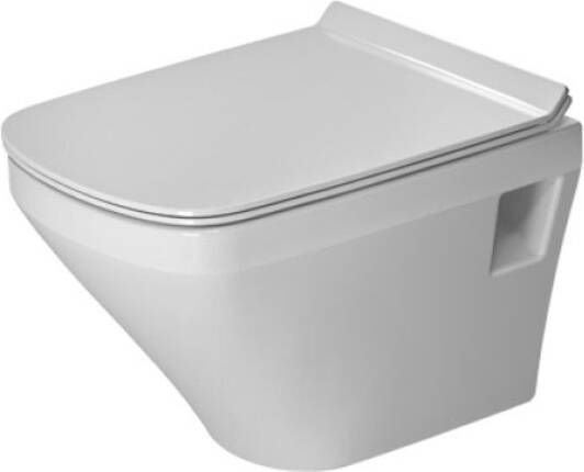 Duravit DuraStyle Pack rimless compact toilet met softclose toiletzitting 48 cm wit