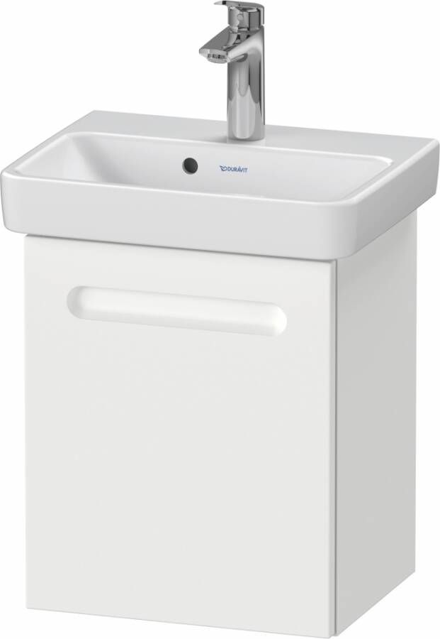 Duravit Wastafelonderkast No.1 Met 1 Deur Rechts 39x34.6x47.8 cm Met Geïntegreerde Greep Mat Wit
