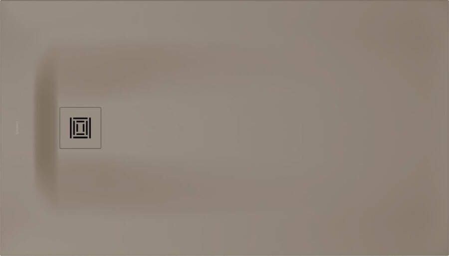Duravit Sustano Douchebak 140x80x3cm Rechthoek DuraSolid Greige mat 720280640000000