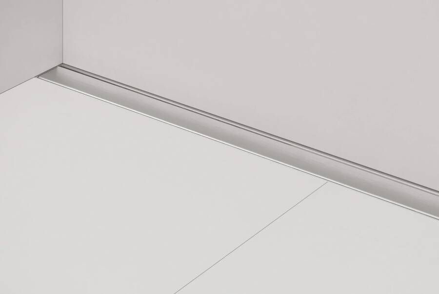Easy Drain Compact 30 Clean Dryphon Zero Wall douchegoot met muurflens en zijaansluiting 6 5 x 70 cm geborsteld rvs - Foto 2