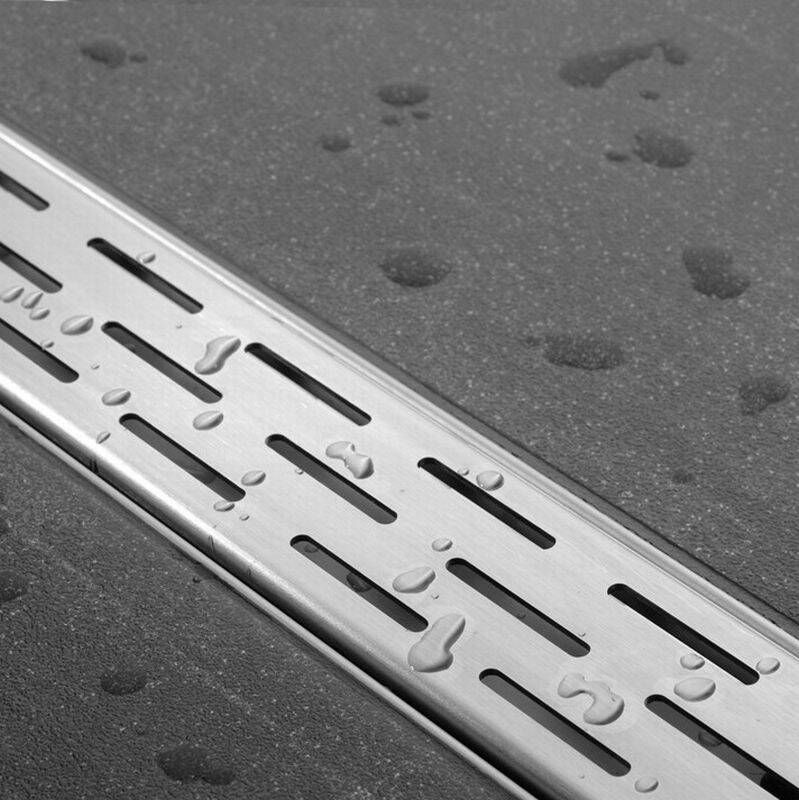 Easy Drain Compact FF 50 douchegoot met vloerflens(afdichtingsdoek) en zijaansluiting 6 x 120 cm geborsteld rvs - Foto 5