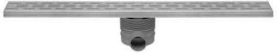 Easy Drain Multi Compleet douchegoot RVS met enkel rooster RVS 9.8x130cm inbouw diepte 110mm met zijuitloop - Foto 3