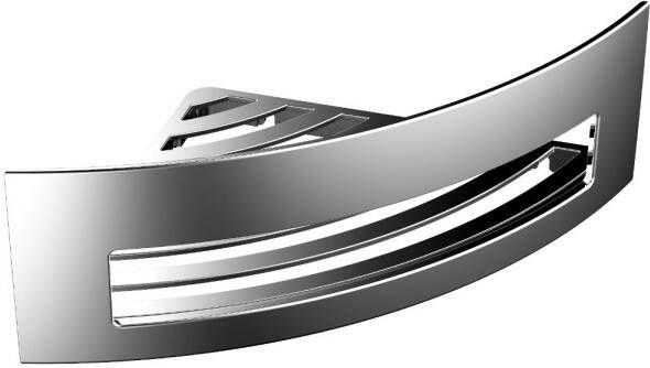 Emco System 2 hoekkorf met verdekte bevestiging chroom 354500121