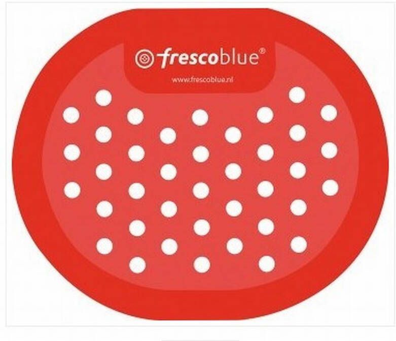 Wisa FrescoBlue urinoirrooster per 10 stuks verpakt rood