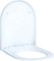 Geberit Acanto wczitting slim wrap over antibacterieel scharnieren verchroomd wit 500604012 - Thumbnail 3