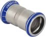 GEBERIT Mapress Sok recht 1 delig RVS 316 met CIIR afdichtring 15mm x 15mm(persmof x persmof ) - Thumbnail 2