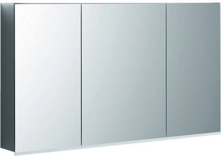 Geberit Option Plus spiegelkast met 3 dubbelzijdige spiegeldeuren met led verlichting 120x70x17.2cm 500.592.00.1