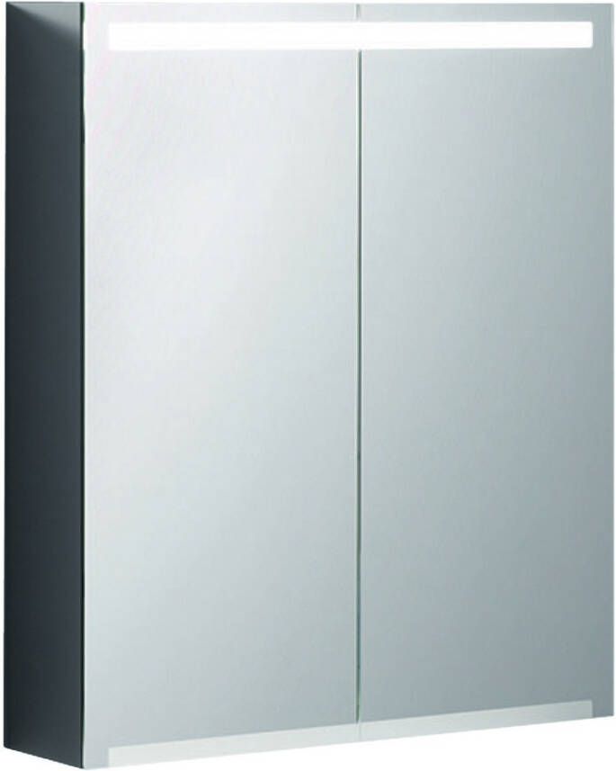 GEBERIT Option spiegelkast 2 deuren frontspiegel soft-close met WCD hxbxd 700x600x150mm