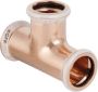 GEBERIT Mapress T stuk 90 graden koper met CIIR afdichtring 54mm x 54mm x 54mm(persmof x persmof x persmof ) - Thumbnail 2