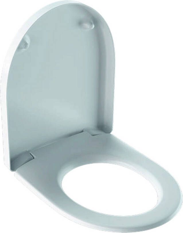 Geberit Renova Plan toiletzitting met deksel bevestiging onderkant wit