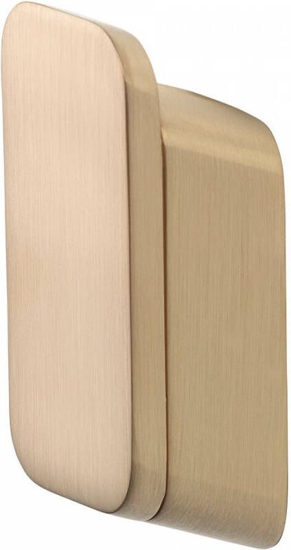 Geesa Shift handdoekhaak medium 3 x 2 3 x 7 1 cm goud geborsteld