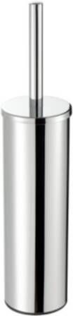 GEESA Nemox closetborstelgarnituur RVS ronde buis met inzet hxbxd 373x82x82mm chroom - Foto 3