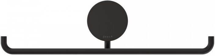 Geesa Opal toiletrolhouder dubbel 28 x 6 6 x 8 4 cm zwart - Foto 2