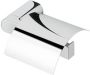 Geesa Wynk toiletrolhouder met klep rechts bevestiging links chroom - Thumbnail 2