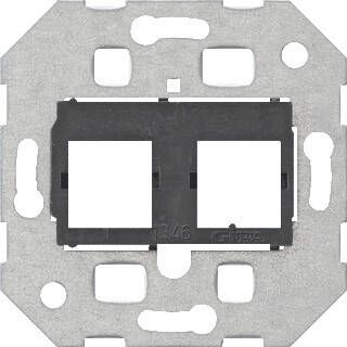 GIRA modulair jack draagring SYSTIMAX 19800 aluminium