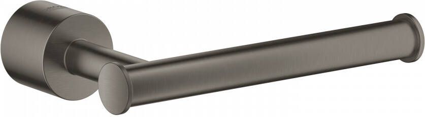 GROHE Atrio New toiletrolhouder rond wand 1-gats metaal hard graphite geborsteld 40313AL3