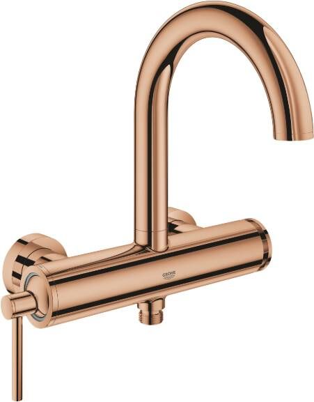 Grohe Atrio badkraan met omstel met koppelingen warm sunset 32652DA3